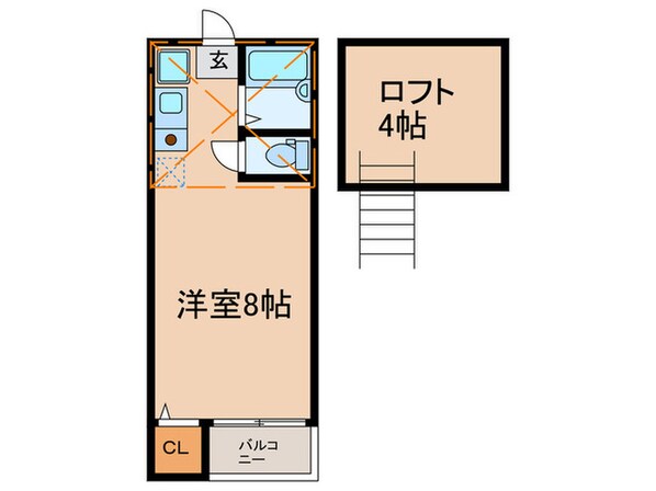 ジェイズ駅南の物件間取画像